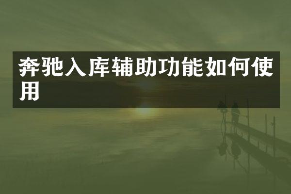 奔驰入库辅助功能如何使用
