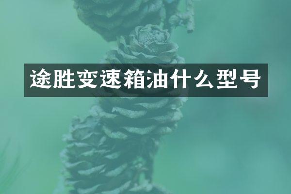 途胜变速箱油什么型号