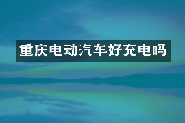重庆电动汽车好充电吗