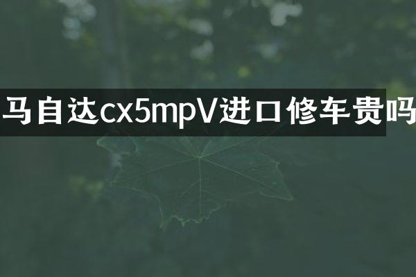 马自达cx5mpV进口修车贵吗