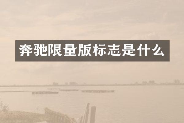 奔驰限量版标志是什么
