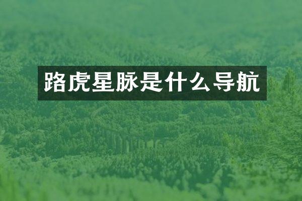 路虎星脉是什么导航