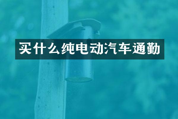 纯电动汽车通勤