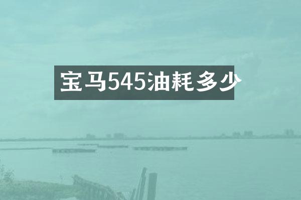 宝马545油耗多少