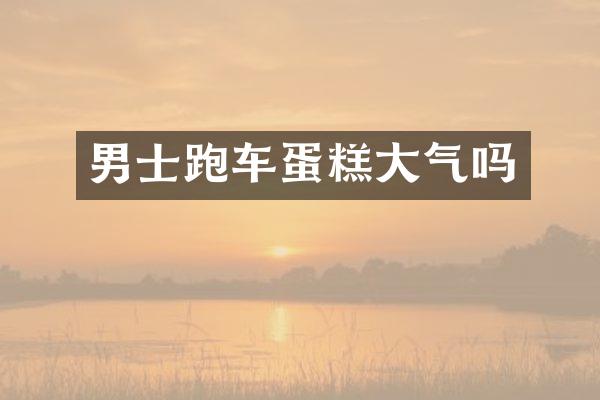 男士跑车蛋糕大气吗