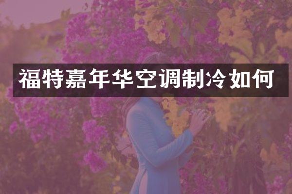 福特嘉年华空调制冷如何