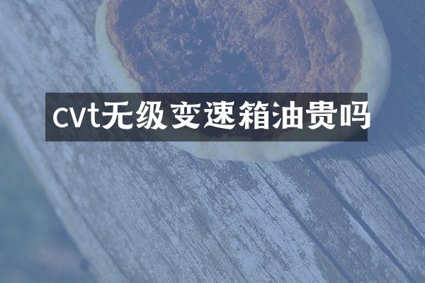 cvt无级变速箱油贵吗