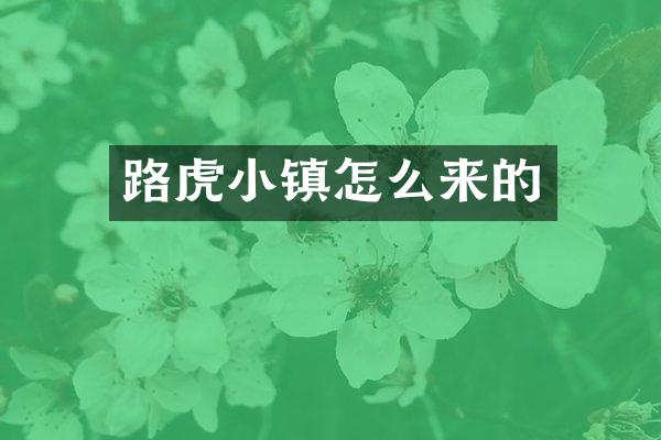 路虎小镇怎么来的