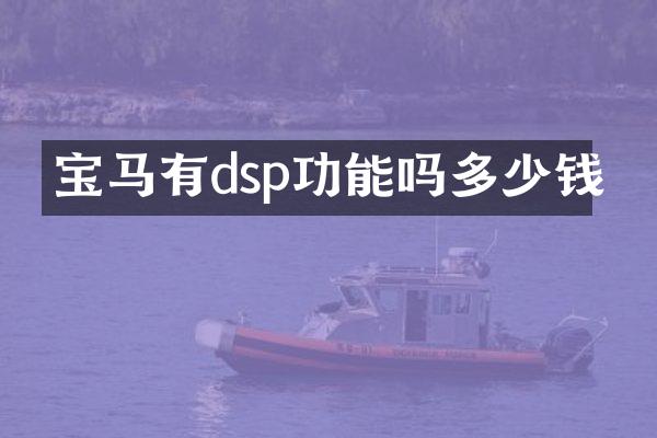 宝马有dsp功能吗多少钱