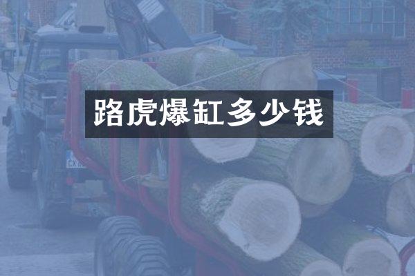 路虎爆缸多少钱