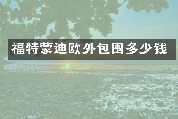 福特蒙迪欧外包围多少钱