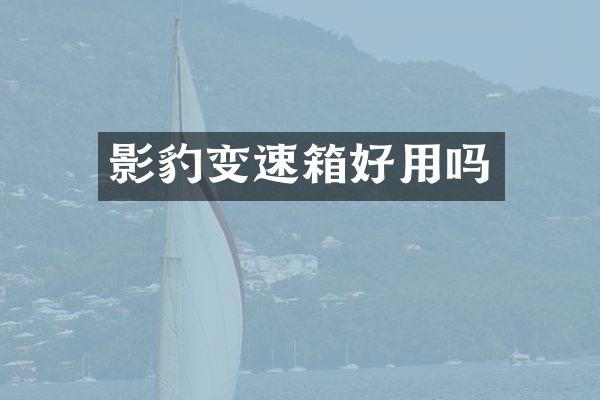 影豹变速箱好用吗