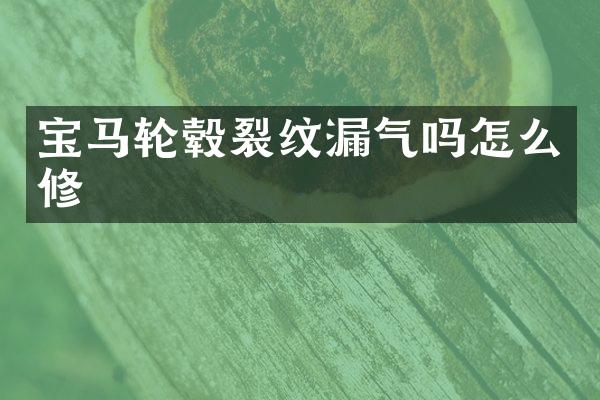 宝马轮毂裂纹漏气吗怎么修