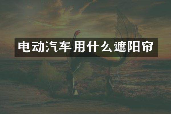 电动汽车用什么遮阳帘