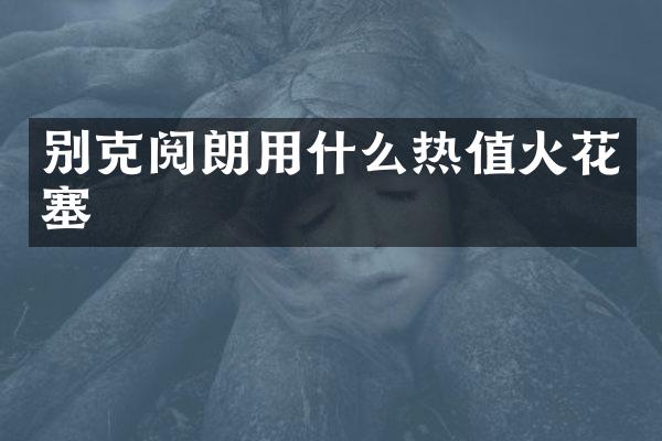 别克阅朗用什么热值火花塞