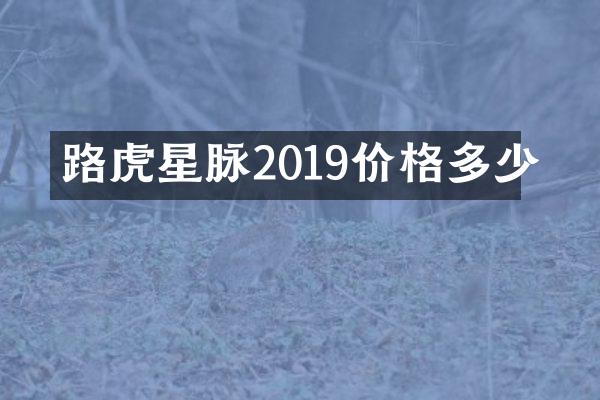 路虎星脉2019价格多少