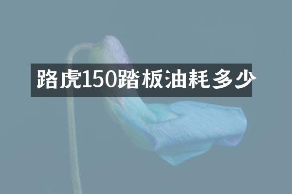 路虎150踏板油耗多少