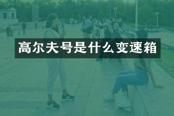高尔夫号是什么变速箱