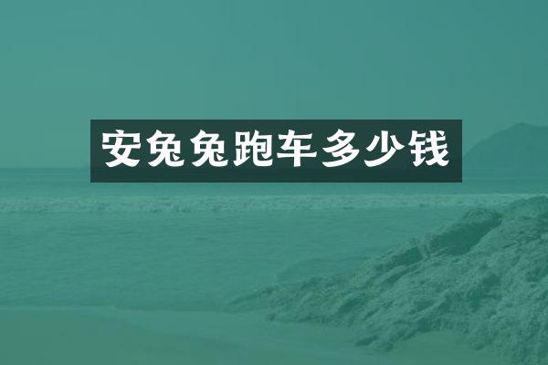 安兔兔跑车多少钱