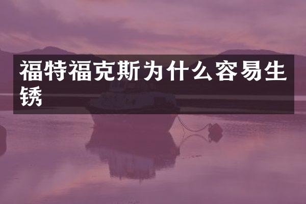 福特福克斯为什么容易生锈