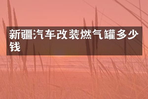 新疆汽车改装燃气罐多少钱