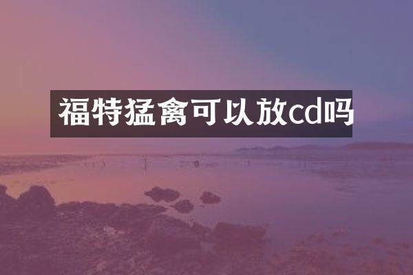 福特猛禽可以放cd吗