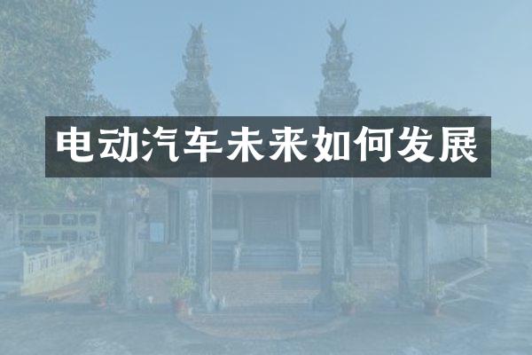 电动汽车未来如何发展