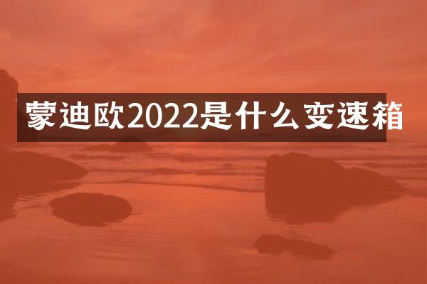 蒙迪欧2022是什么变速箱