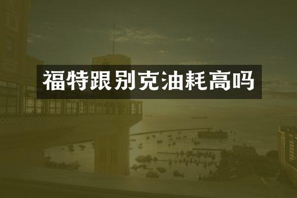 福特跟别克油耗高吗