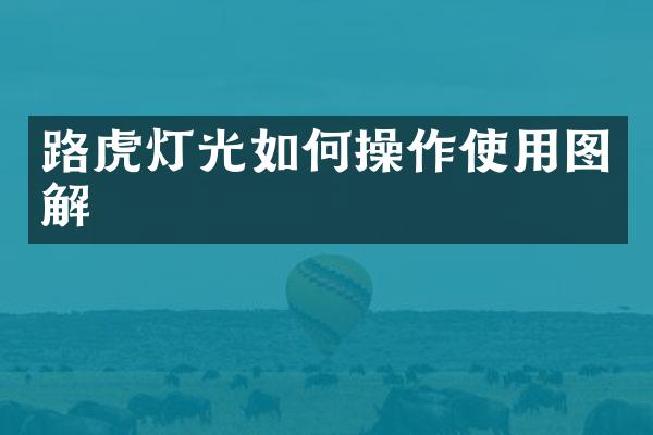 路虎灯光如作使用图解