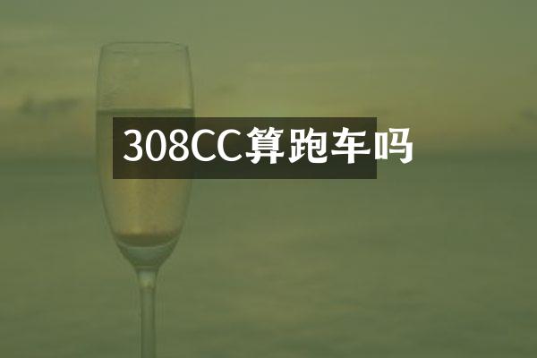 308CC算跑车吗