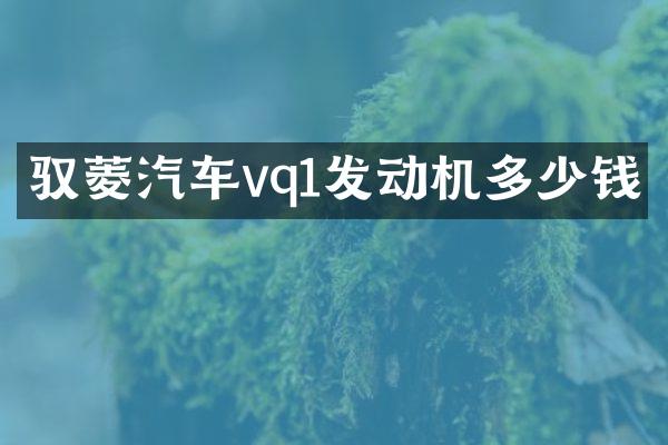 驭菱汽车vq1发动机多少钱