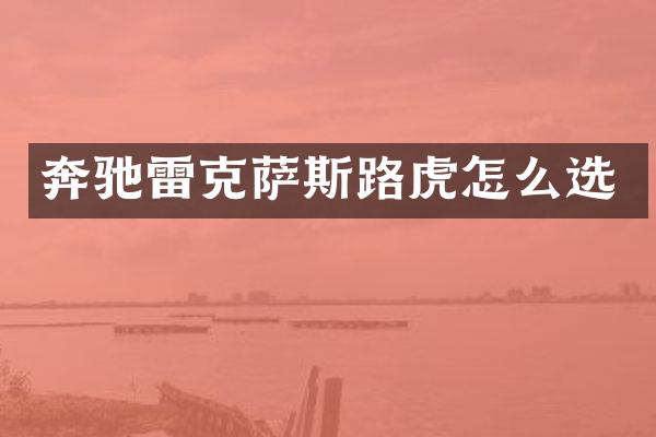 奔驰雷克萨斯路虎怎么选