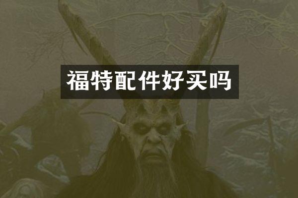 福特配件好买吗