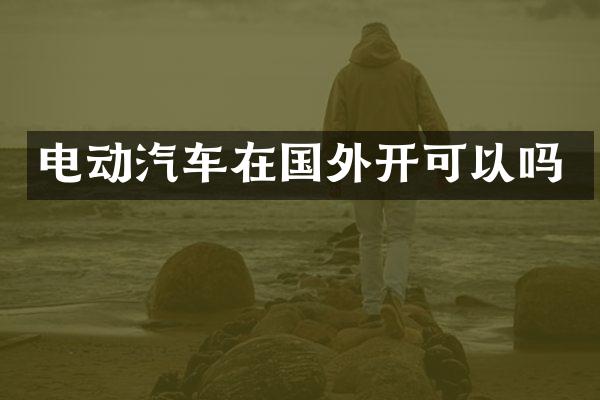电动汽车在国外开可以吗