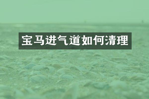 宝马进气道如何清理