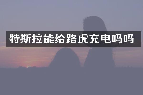 特斯拉能给路虎充电吗吗