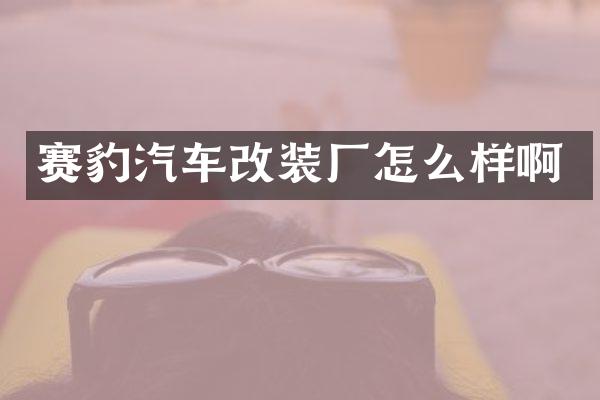 赛豹汽车改装厂怎么样啊