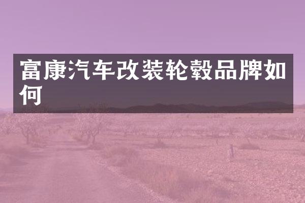 富康汽车改装轮毂品牌如何