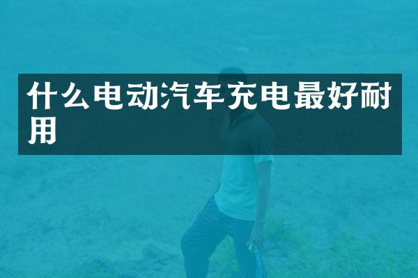 什么电动汽车充电最好耐用
