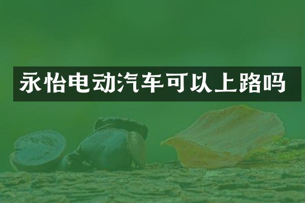 永怡电动汽车可以上路吗