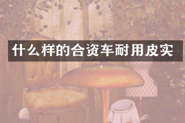 什么样的合资车耐用皮实
