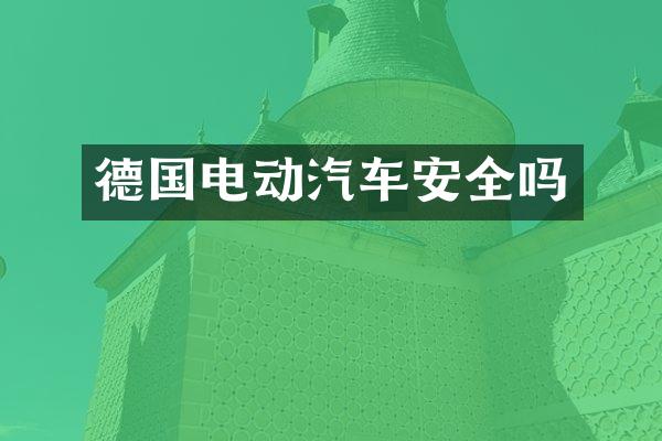 德国电动汽车安全吗