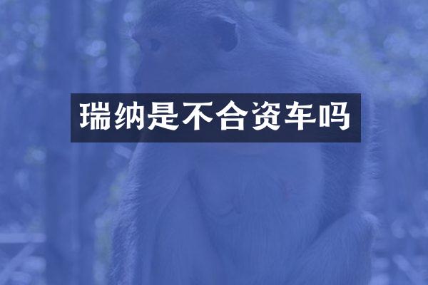 瑞纳是不合资车吗