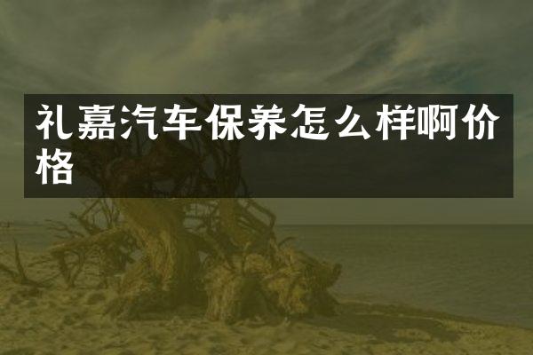 礼嘉汽车保养怎么样啊价格