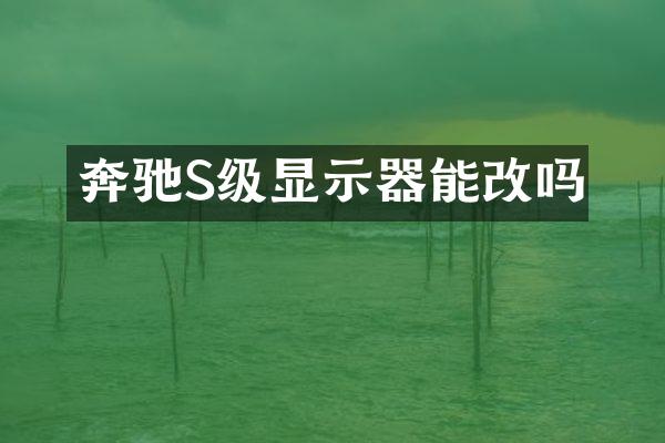 奔驰S级显示器能改吗