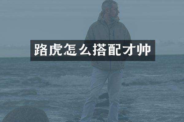 路虎怎么搭配才帅