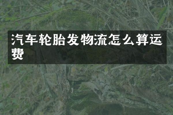 汽车轮胎发物流怎么算运费