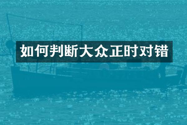 如何判断大众正时对错