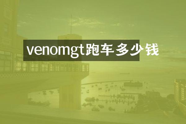 venomgt跑车多少钱